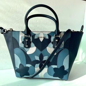 Michael Kors Patchwork Sandrine Leather